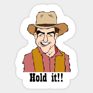 GUNSMOKE MATT DILLON T-SHIRT FAN ART Sticker